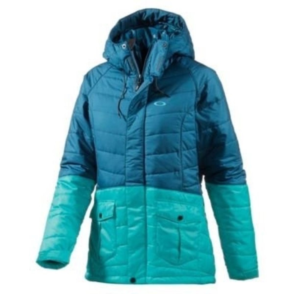 Women’s Oakley Whiskey Quilted jacket in Moroccan blue XS